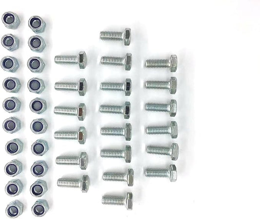 Replacement Auger Shear pin Bolts and Nuts for Snow Blower HS1132 HS928 HS828 HS724 HS624 (Set of 20)