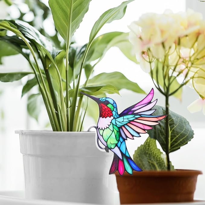 Hanging Planters for Indoor Outdoor Plants-Planters Hanging Plant Hummingbird Bird Decor Garden Decor Plant Accessories Farmhouse Decor-Gifts Ideas for Mom