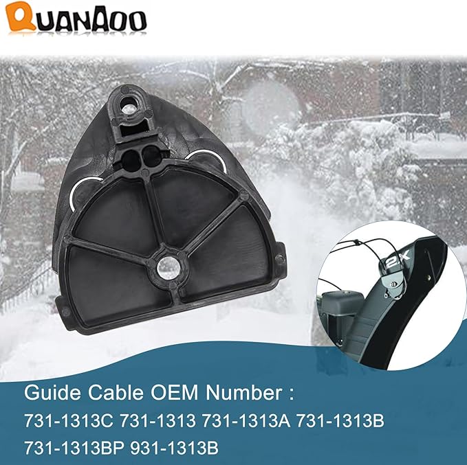 Guide Cable 731-1313C 73-834 for MTD Cub Cadet Troy Bilt Snow Throwers Replace 731-1313C 731-1313 731-1313A 731-1313B 731-1313BP 931-1313B