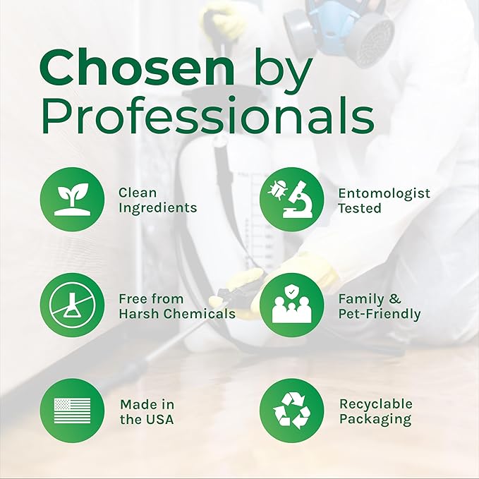 Combo Pack, Natural Formula, Child & Pet Friendly, Odorless, Includes Bed Bug Spray 24 Ounce, Refill 128 Ounce & Laundry Additive 32 Ounce