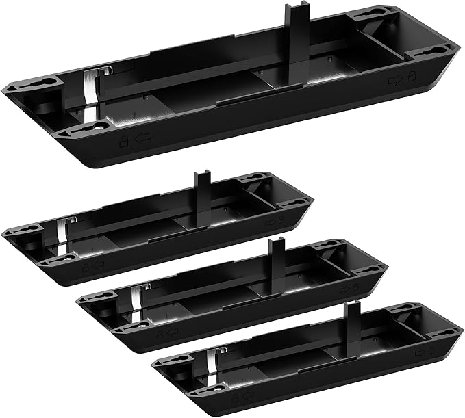 Electric Mouse Trap Refill for Home, Reusable No-Touch Electric Mouse Trap Zapper with Powerful Voltage Effectively Kills Mice in Living Rooms, Kitchens, Garages, and More, 4 Pack, Black