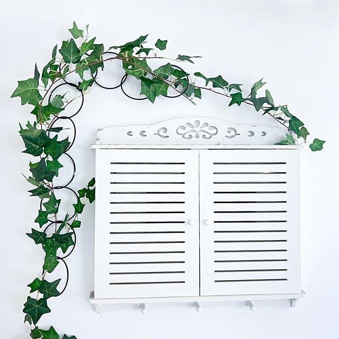 17PCS Metal Trellis for Climbing Plants Indoor/Outdoor - Pothos Plant Climber Support, Wall Trellis, Vine Plant Support, Garden Lattice for Climbing Plants - Small Indoor Hanging Trellis