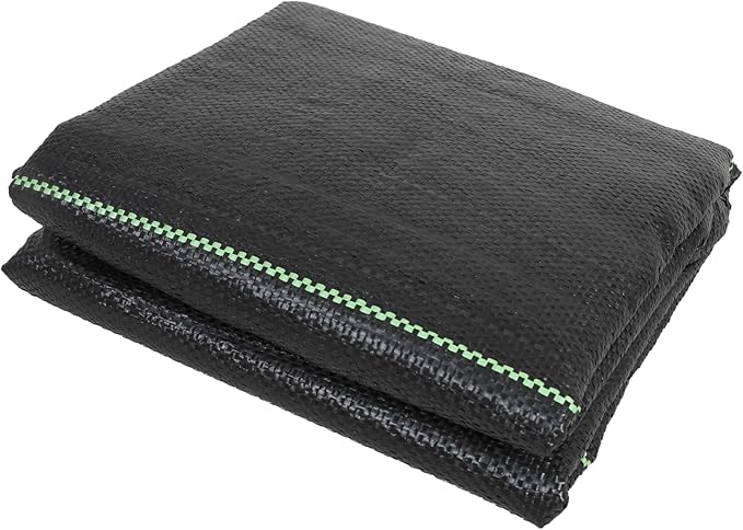3ft x50ft Black Weed Barrier Landscape Fabric Heavy Duty 3.2OZ French Drain Fabric Ground Cover Weed Cloth for Erosion Control，Outdoor Gardening Weed Control Mat