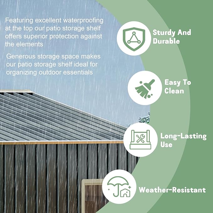 Breezz Outdoor Storage Shed 10 x 10 ft. Utility Tool Shed Metal Storage Garden Shed with Lockable Doors, Windows & Metal Frame Floor for Patio Storage,Nightblue