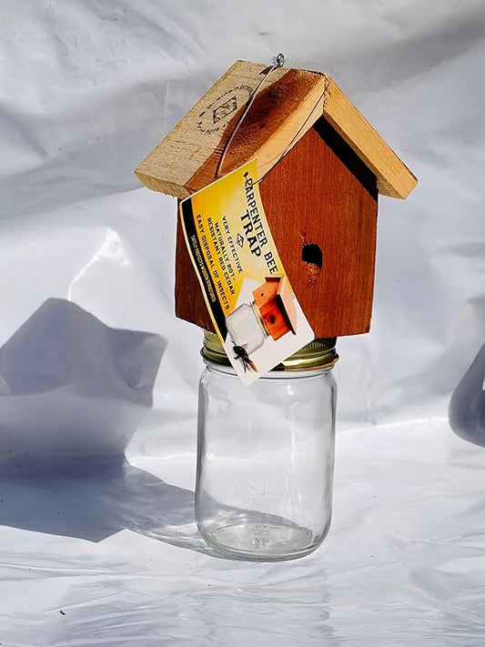 Amish-Made Rustic Carpenter bee Trap