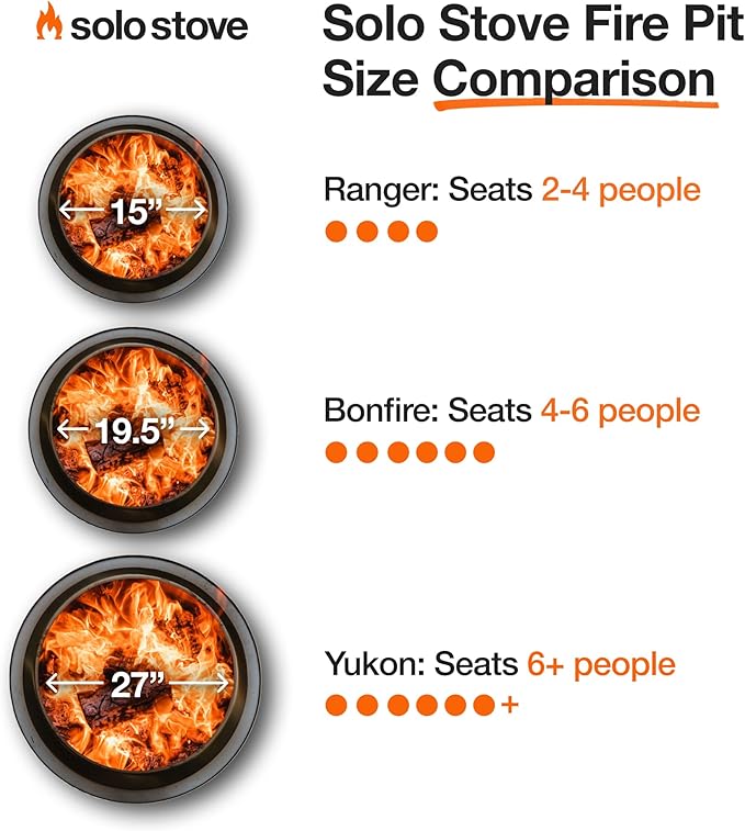 Solo Stove Yukon Amazon Exclusive Bundle | Smokeless Fire Pit with Stand, Lid & Shelter | Wood Burning Stainless Steel Campfire Pit with Ash Pan | Ideal for 6+ People | 27in Dia, 19in H, 59lbs