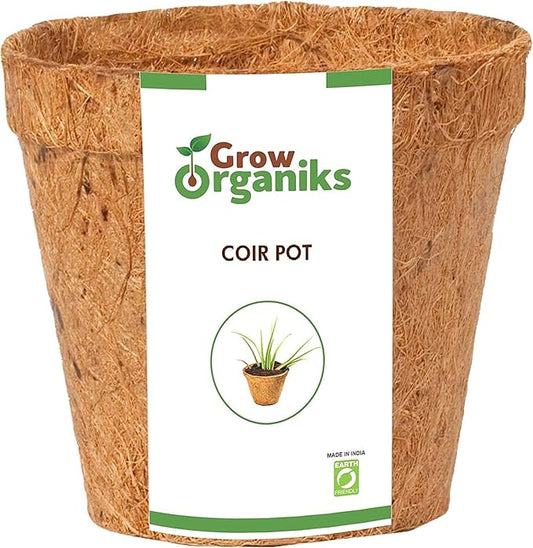 (4 Inch, 12 Pack Coco Coir Plant Pots, Biodegradable Peat Pots for Seed Starter & Seedling Kit, Small Plant Pots Germination, Mini Planter Cups for Indoor, Outdoor, Organic Planting