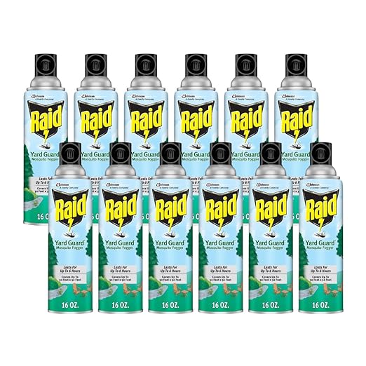 Raid Yard Guard Mosquito Fogger (Pack of 12)