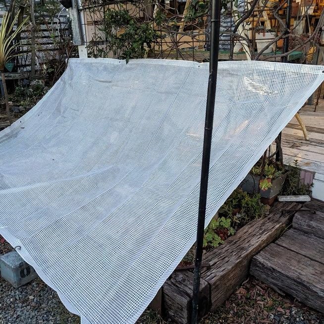 10' x 12' Clear Tarp Heavy Duty Waterproof tarps,13mil Transparent Multipurpose Protective Tarpaulin,Reinforced Edges Outdoor Waterproof Poly Tarps Cover,UV Resistant (Clear Mesh Tarp)