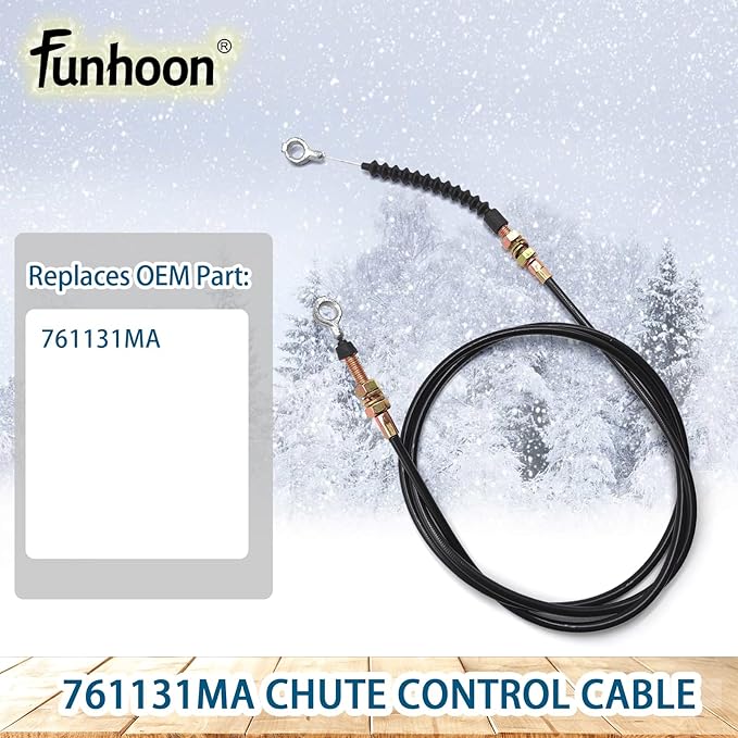 761131MA Chute Control Cable for Murray Dual Stage Snowblowers Snow Thrower