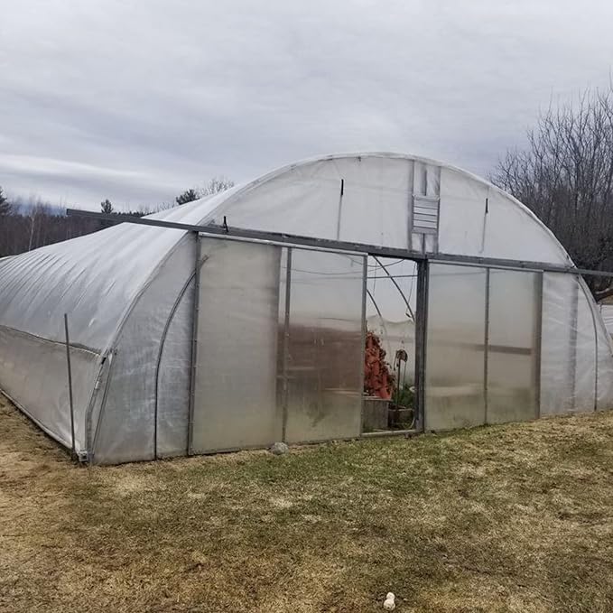 Farm Plastic Supply - Greenhouse Clamp 20 Pack - (3" Long x 3/4" Wide) - White ABS Clamps for Greenhouse, ABS Clips, Greenhouse Clamps for Farming, Gardening, Agriculture