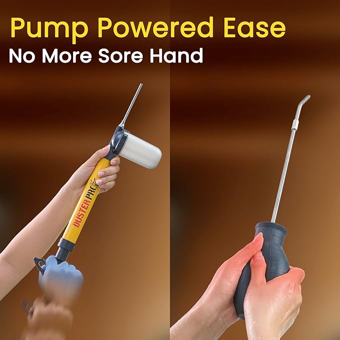 Diatomaceous Earth Powder Duster Adjustable Upto 4 FT, Powder Output Adjustable Pump Applicator, Duster, Dispenser, Sprayer, Dust Application for Diatomaceous Earth