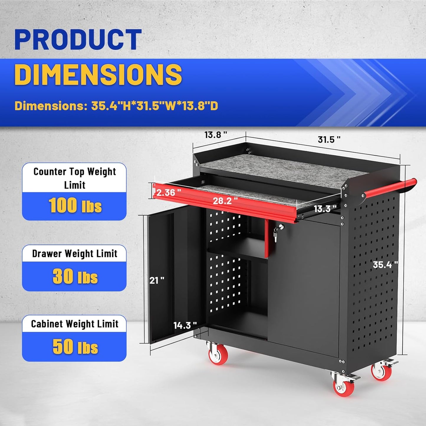 Metal Grill Cart - Outdoor Grill Cart with Storage,Grill Table with Wheels,Outdoor Bar Cart with Adjustable Shelf for Kitchen Prep and Patio BBQ