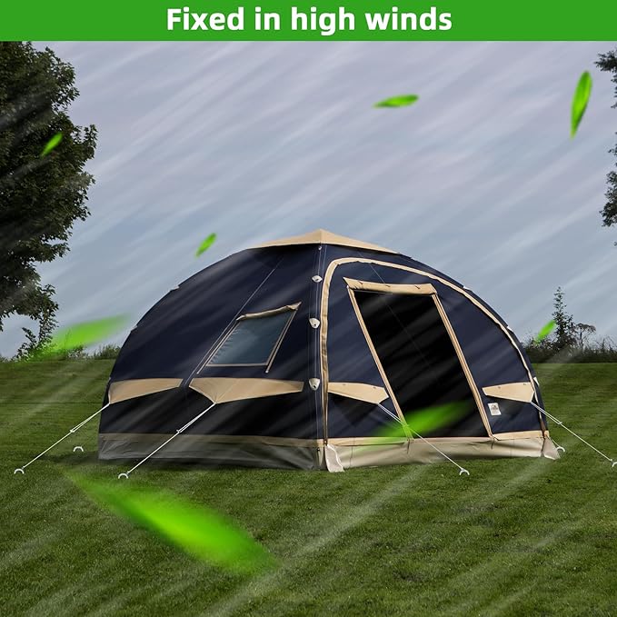 Trampoline Stakes Anchors High Wind 12inx6mm Galvanized U Hook 4pcs Rebar Stakes – Heavy Duty Ground Anchors for Trampoline,Yard & Inflatable,Landscape Metal Stakes for Outdoor Decorations