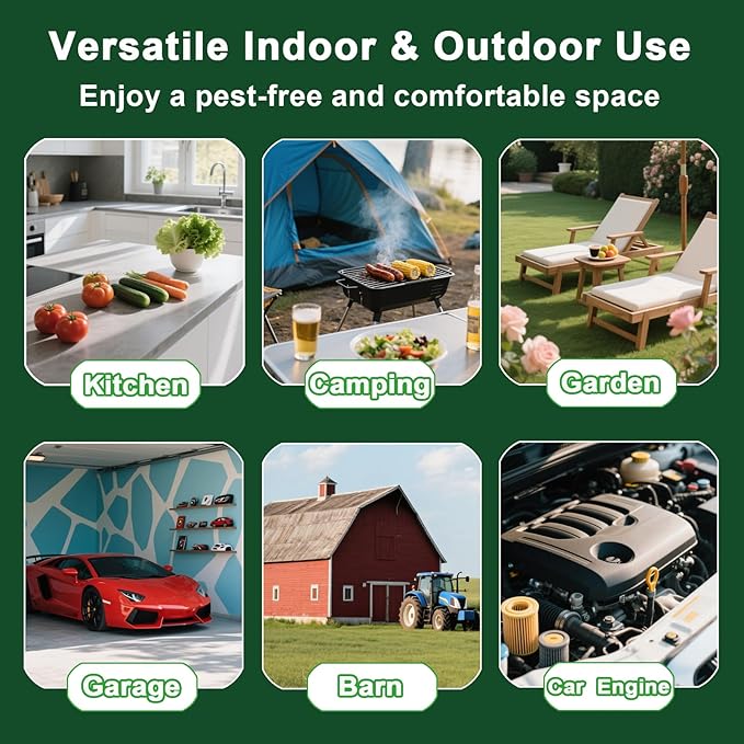 12-Count Botanical Pest Defense Pouches - Multi-Insect & Rodent Deterrent for Indoor/Outdoor Use | Plant-Based Protection for Homes & Vehicles