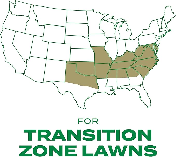 Scotts Turf Builder Thick'R Lawn Southern Gold Blend for Tall Fescue Lawns, Grass Seed, Fertilizer, and Soil Improver, 40 lbs.