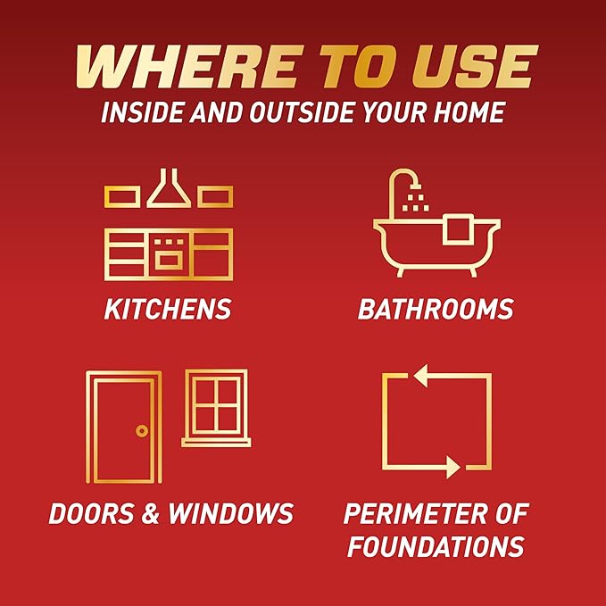 Ortho Home Defense Insect Killer for Indoor and Perimeter2 with Comfort Wand, Controls Ants, Roaches, Spiders and More, 1.1 gal., 2-Pack