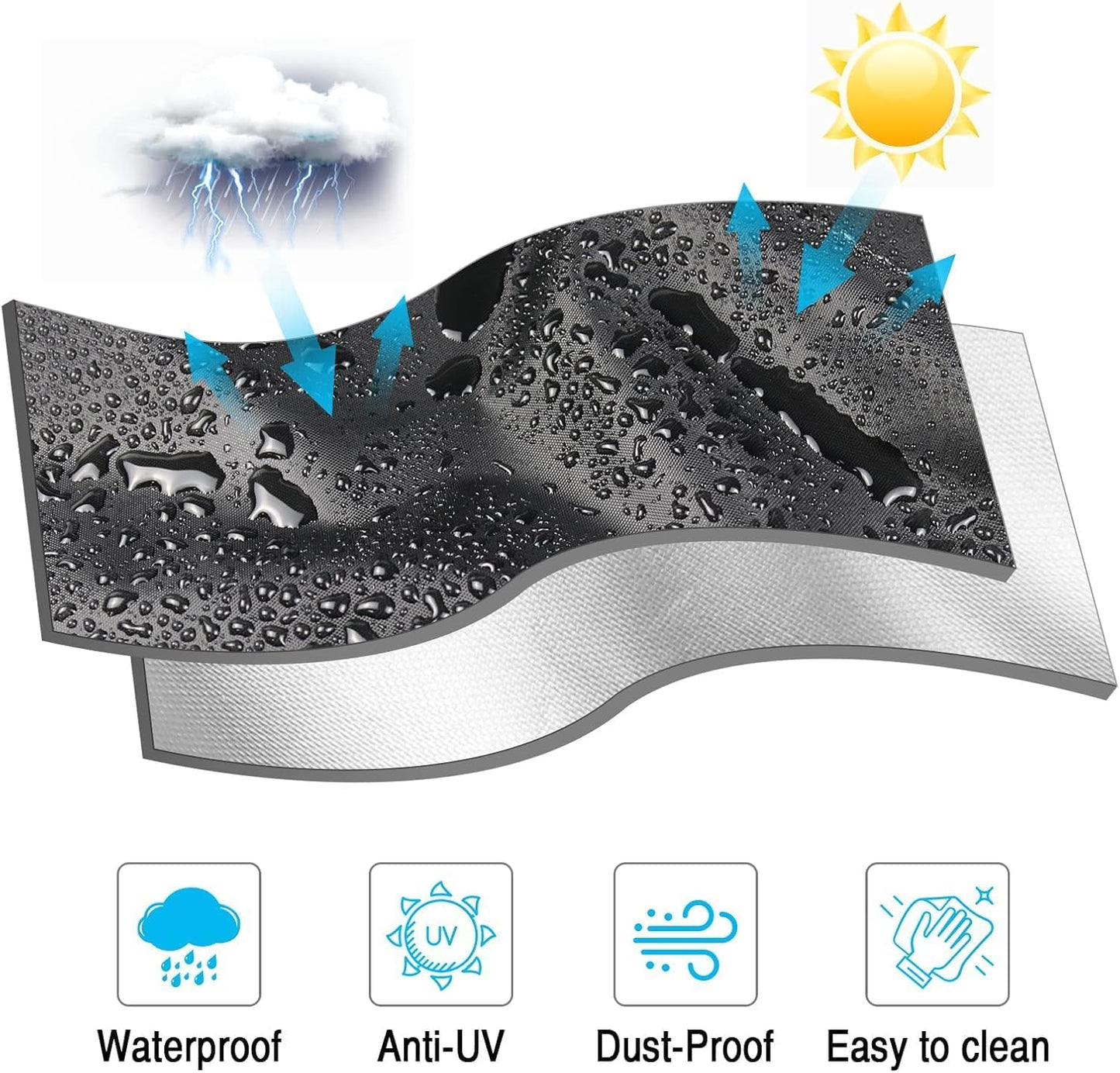 Pizza Oven Cover for Ooni Karu 2 Pro,TwoPone Waterproof Pizza Oven Accessories Carry Cover for Outdoor