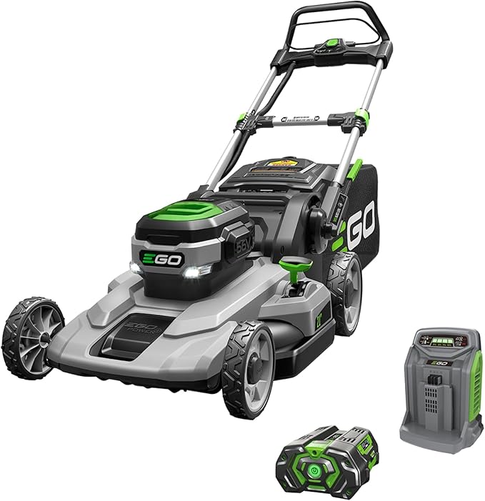 EGO POWER+ Electric Lawn Mower, Cordless, Includes 56V 5.0Ah Battery And Rapid Charger - LM2101