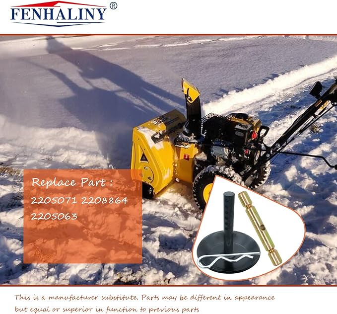 Snow Plow Skid Shoes Kit for Heavy Duty Quick Release Skid Shoes 2205063 and Snow Plow Shear Pin 2205071, 2208864 Compatible with Pol-RIS ATV 2015-2019 (Two Piece)