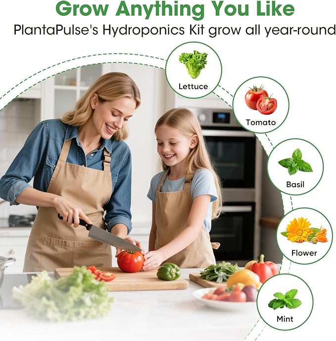 129Pcs Hydroponic Pods Kit with A&B Plant Food, Hydroponic Pods with 50 Grow Sponges, 50 Plant Labels,12 Grow Baskets, 12 Grow Domes and 1 Tweezers - Compatible with Aerogarden Grow Anything Herb Kits