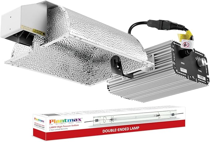 UltraGrow – Classic 1000W DE Double Ended HID Grow light System with HID Bulb, Dimmable Ballast for Indoor growing (Classic & HPS)