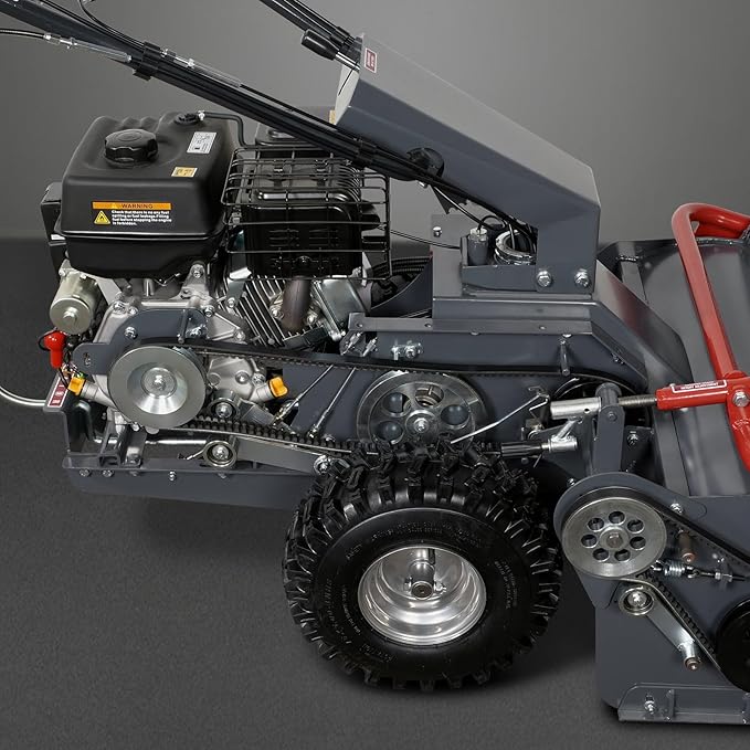 27" Walk Behind Flail Mower, 10HP 302cc, Self-Propelled, Wheeled, Electric Start, SFM27W