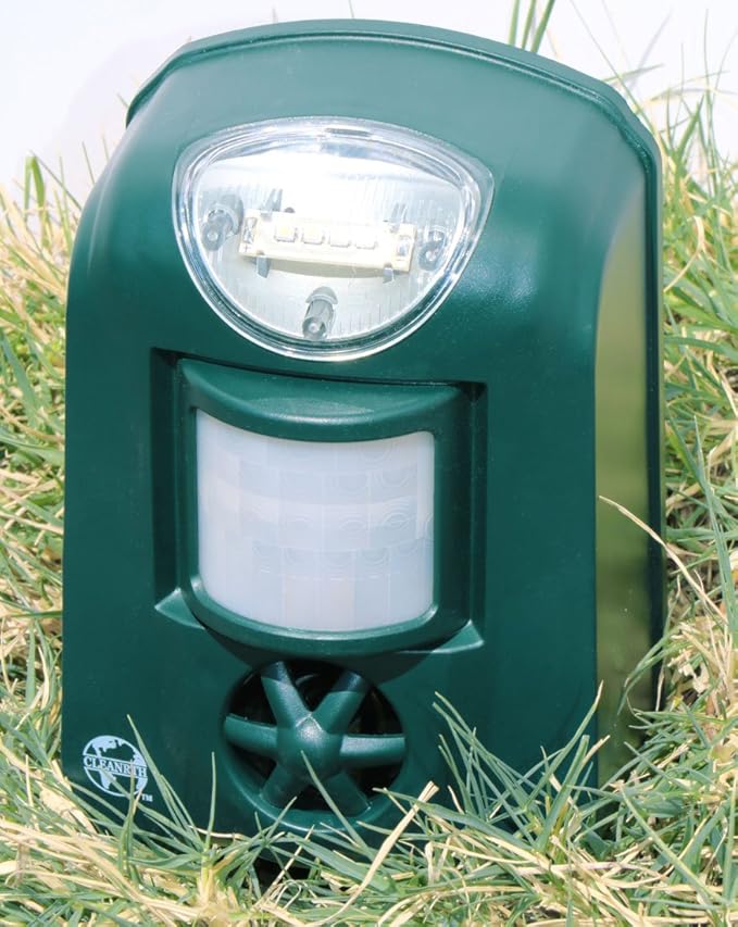 Cleanrth TSBR610 Advanced Sonic & Ultrasonic Bird Repeller - Includes Triple Scan Technology