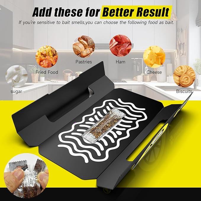 20-Pack Indoor Adhesive Cockroach Traps - Cockroach Glue Traps for Cockroachs Catchers - Long Lasting and Non-Toxic, Suitable for Children and Pets - Trap Pests