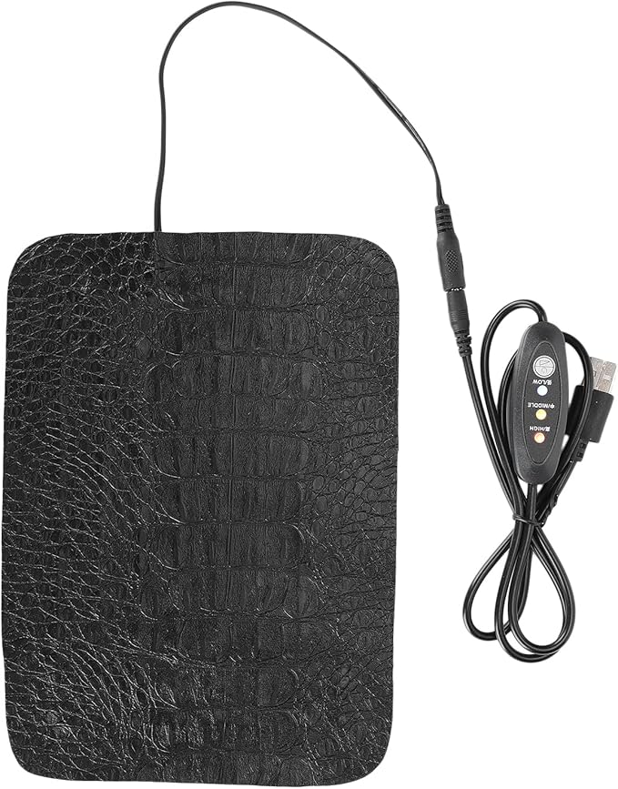 Reptile Heat Pad, Under Tank Terrarium Heating Mat Hermit Crab Heater Non Adhesive with Temperature Adjustment for Small Animals Turtle Tortoise Snakes Lizard Frog Gecko Amphibians Plant Warmer