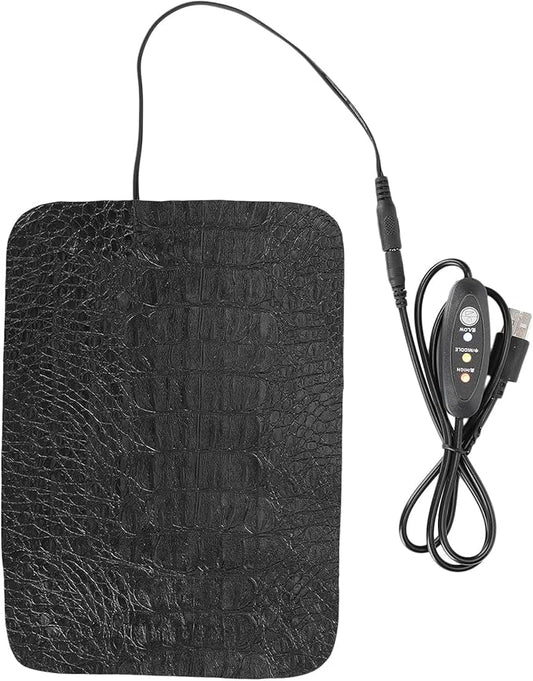 Reptile Heat Pad, Under Tank Terrarium Heating Mat Hermit Crab Heater Non Adhesive with Temperature Adjustment for Small Animals Turtle Tortoise Snakes Lizard Frog Gecko Amphibians Plant Warmer