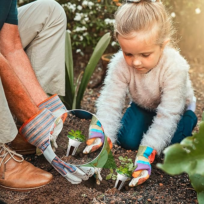 100 PCS Hydroponic Baskets Kit, 50 Pcs Hydroponic Grow Baskets and 50 Pcs Seed Pot Label for Grow Basket, Compatible with Hydroponic Growing System