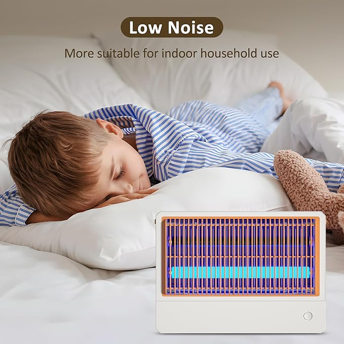 20W Mosquito Killer Lamp, Fruit Fly Traps for Indoors Electric Bug Zapper for Home, Mosquito Repellent Moth Light Gnat Insect Killer with 2 Replacement Bulbs