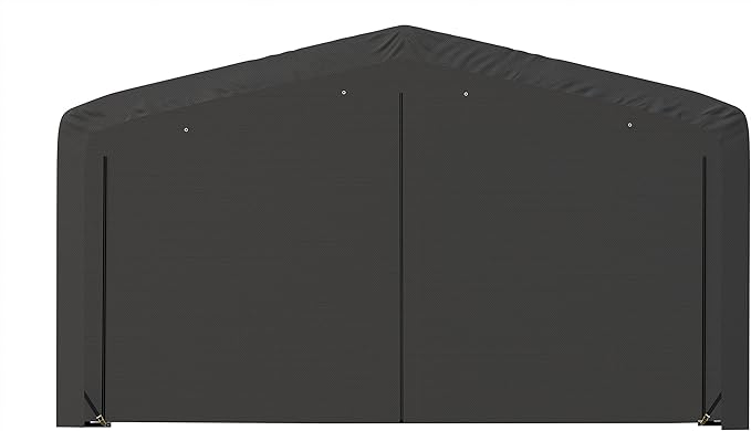 ShelterLogic ShelterTube Garage & Storage Shelter, 20' x 27' x 10' Heavy-Duty Steel Frame Wind and Snow-Load Rated Enclosure, Gray