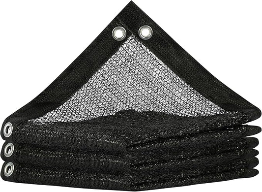 Royal Shade 30% Black 8FT x 12FT Shade Cloth Mesh Tarp with Grommets for Garden Patio, Greenhouse, Plant Shading, Pergola, Chicken Coop, Dog Kennel, Lawn