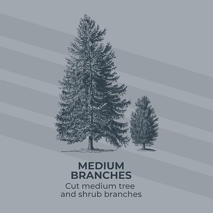 Woodland Tools Heavy Duty Extendable Lopper – 25 to 37 Inch Telescoping Branch Cutter with Lever-Action Bypass Blade – Manual Tree Limb Cutter for Thick Branches and Overhead Trimming