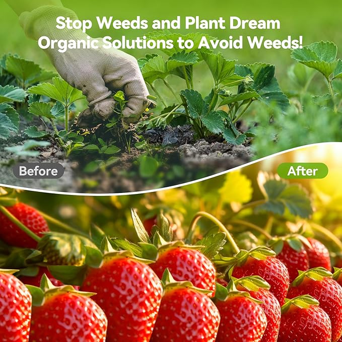 4ftx300ft Weed Barrier Landscape 3.2oz Fabric Heavy Duty, Woven Weed Control Cloth, Woven Geotextile Fabric for Underlayment, Gardening Ground, Commercial Driveway Weed Block Cover Mat