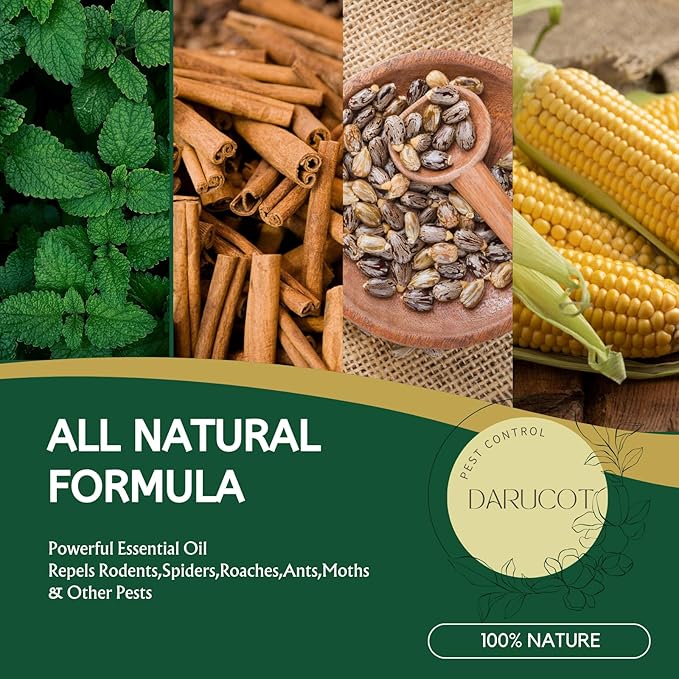 Pest Control Pounches, Mice Repellent, High-Strength Mouse Repellent, Rat Repellent, RV Mouse Deterrent Repels Rodents,Spiders,Roaches,Ants,Moths & Other Pests, Insect Repellent Indoor,