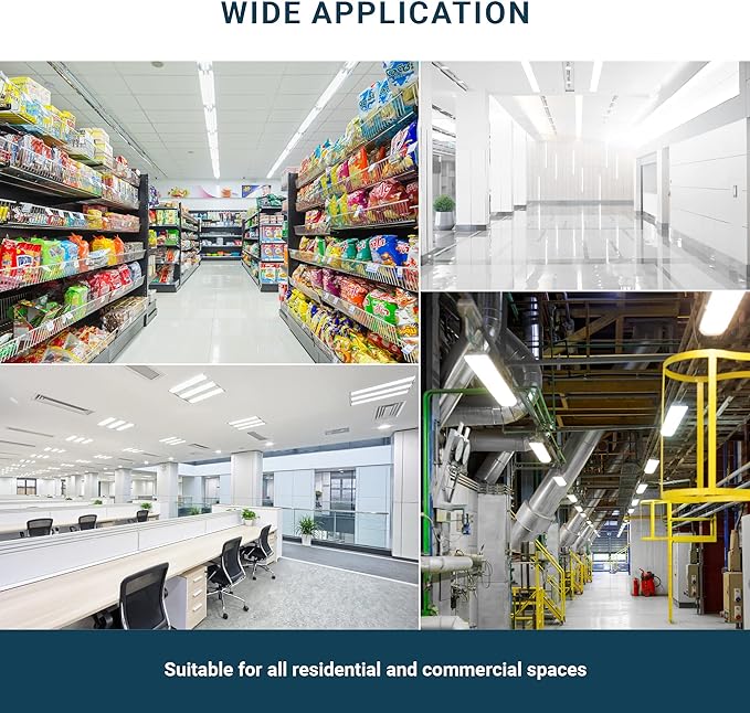 PARMIDA 20-Pack 4FT LED T8 Ballast Bypass Type B Light Tube, 24W, UL-Listed for Single-Ended & Dual-Ended Connection, 3000lm, Frosted Lens, T8 T10 T12, UL - 5000K