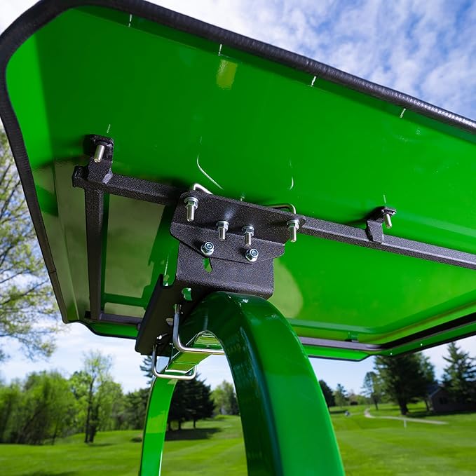 Universal Tractor Canopy | ROPS 1.5”-3” | Robust Steel | Easy Install (Green)
