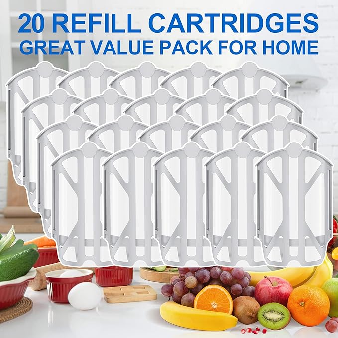 20 Pack Upgraded Refill Cartridges Kit Compatible with Plug-in Light M364 & Max Trap, 100% Fit, Indoor Use Only, Replacement Cartridges Refills Only