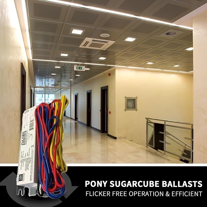 Fulham Lighting SC-120-213-LT5 SugarCube Electronic 1 or 2-Lamp Ballast, (Pack of 1)