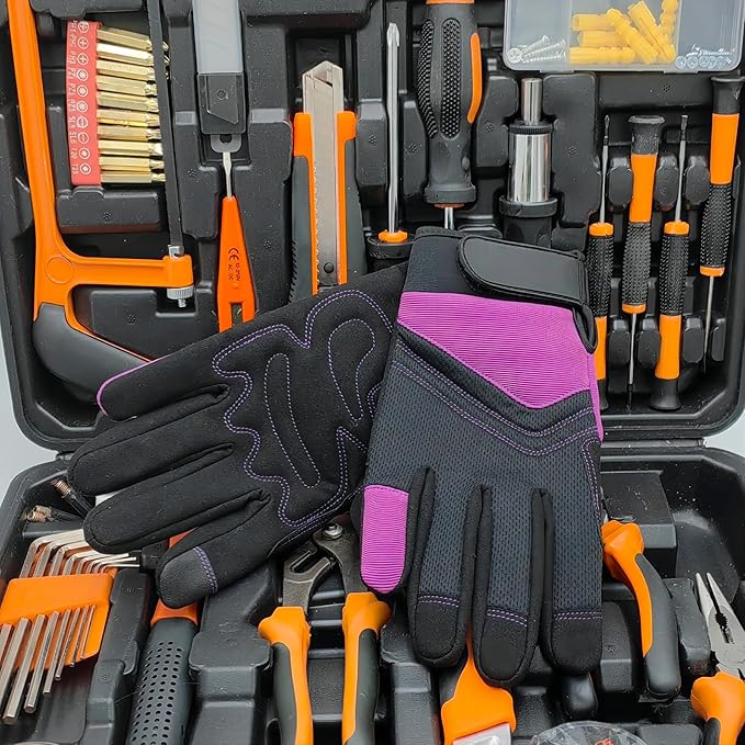 Thorn Proof&Puncture Resistant Gardening Gloves with Grip,Garden Gloves for Women, Leather Work Gloves,Gifts