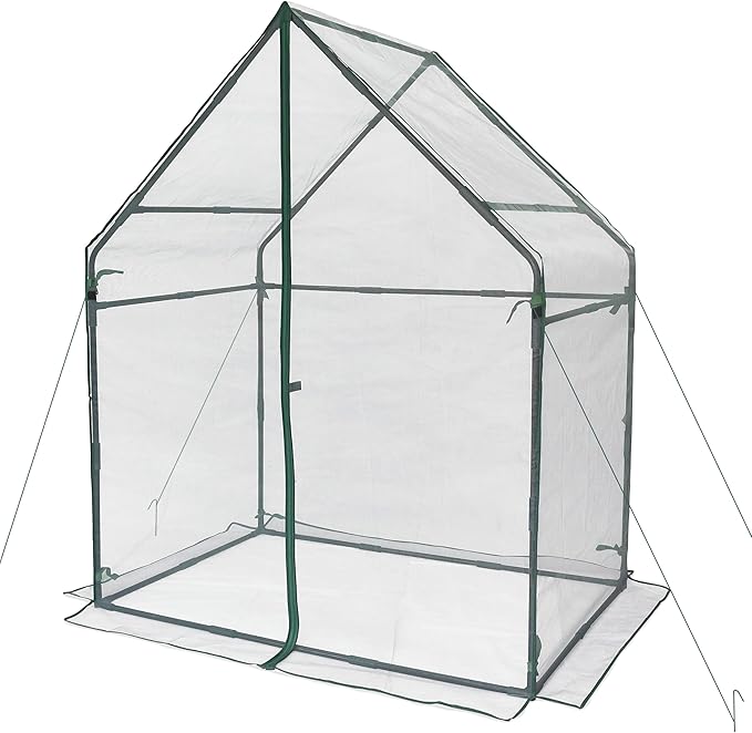 Gardzen Mini Greenhouse with Mesh Cover, Portable Outdoor Greenhouse, Enhanced Ventilation, Ideal for Spring, Summer & Fall 36.2"(L) x53.3(W) x66.1(H)