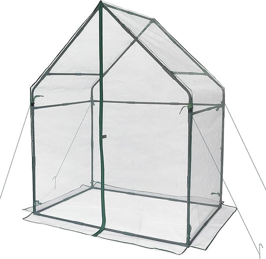 Gardzen Mini Greenhouse with Mesh Cover, Portable Outdoor Greenhouse, Enhanced Ventilation, Ideal for Spring, Summer & Fall 36.2"(L) x53.3(W) x66.1(H)