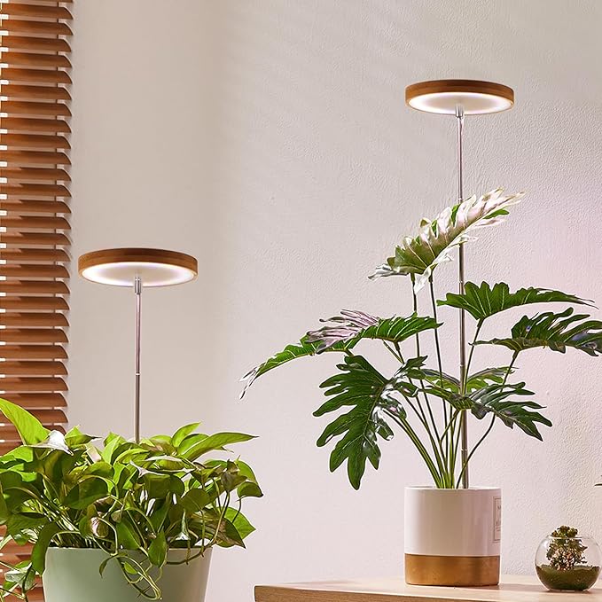 Plant Grow Light,Yadoker LED Growing Light Full Spectrum for Indoor Plants,Height Adjustable, Automatic Timer, 5V Low Safe Voltage,Idea for Small Plant Light