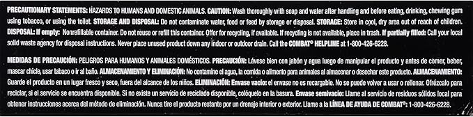 Combat Max 12 Month Roach Killing Bait, Small Roach Bait Station, Child-Resistant, 18 Count