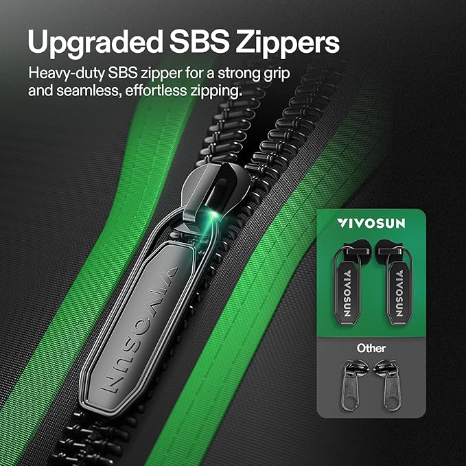 VIVOSUN S888 8x8 Grow Tent, 96"x96"x80" High Reflective Mylar with Observation Window and Floor Tray for Hydroponics Indoor Plant for VS4000/VSF4300