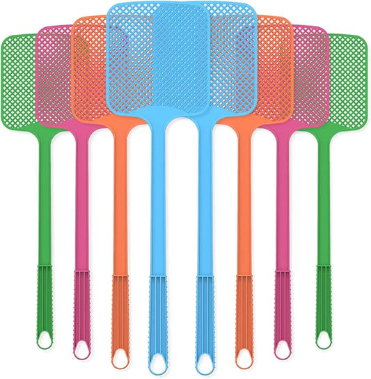 (8 Pack) Fly Swatters,Large Bug swatter That Work for Indoor and Outdoor