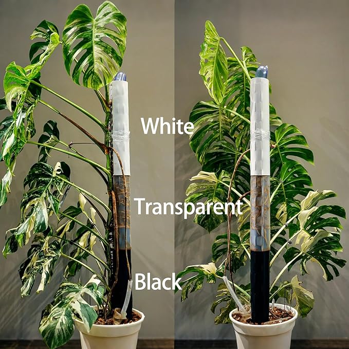 8 Pcs 17 Inch Plastic Moss Pole for Plants Monstera,Designed Specifically for Climbing Plants, Stackable Plant Support for Indoor Plants